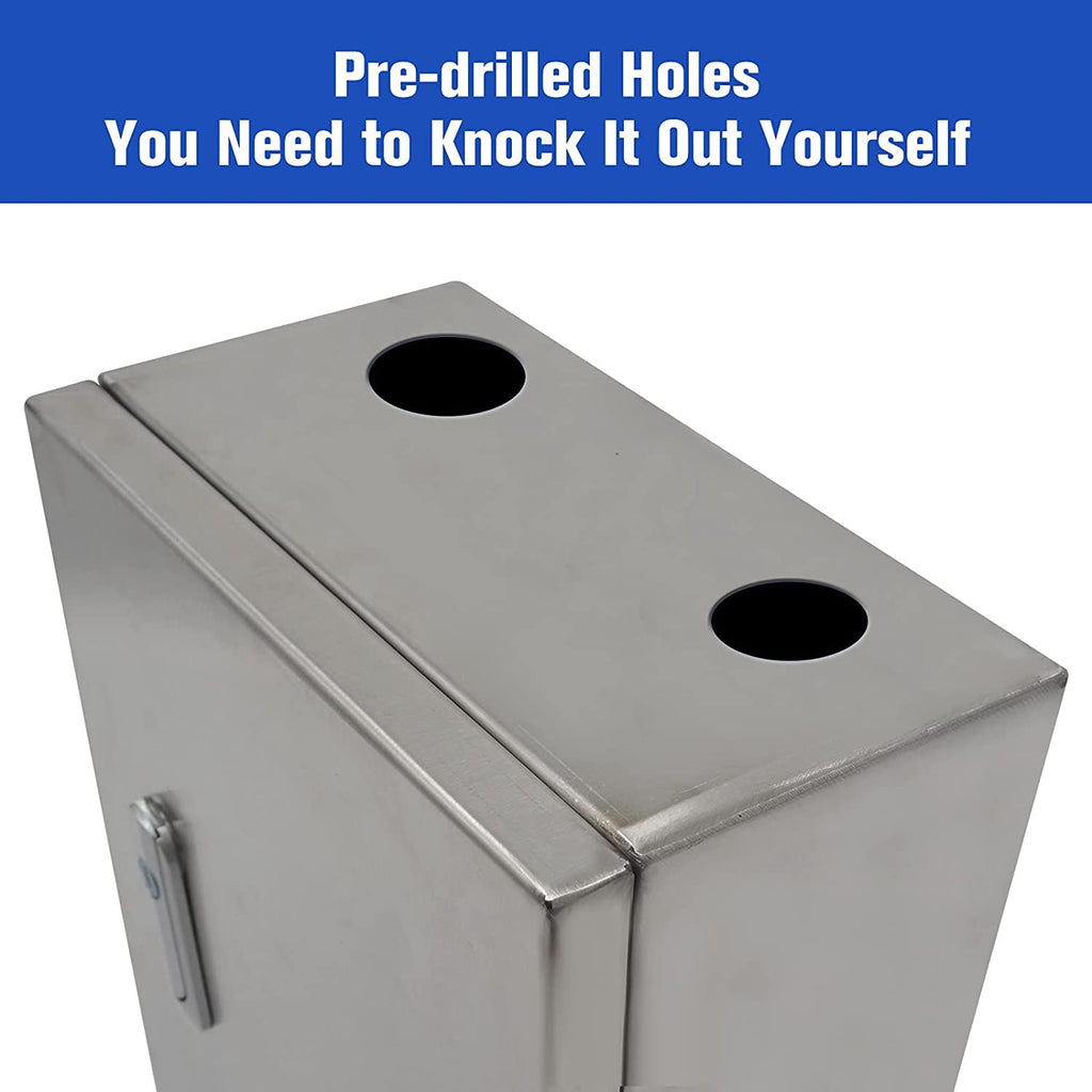 201 Stainless Steel IP65 Waterproof Junction Box with Lock N7945