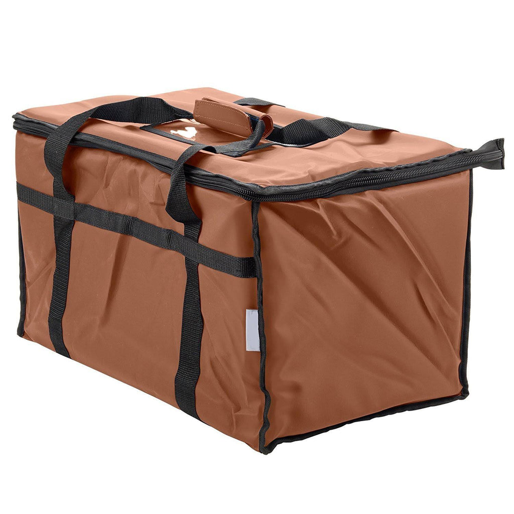 Insulated Food Delivery Bag Pan Carrier (Brown) F500921