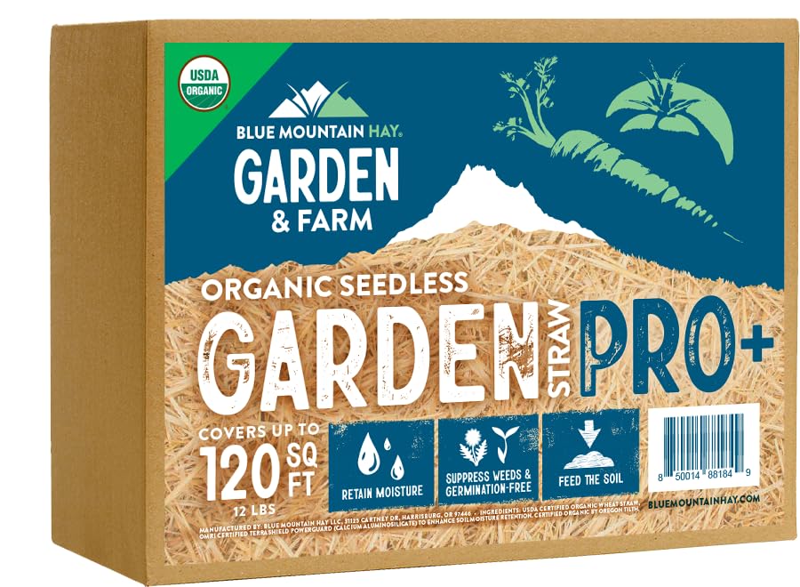 120 sq. ft. Organic Straw Mulch Cover Z823