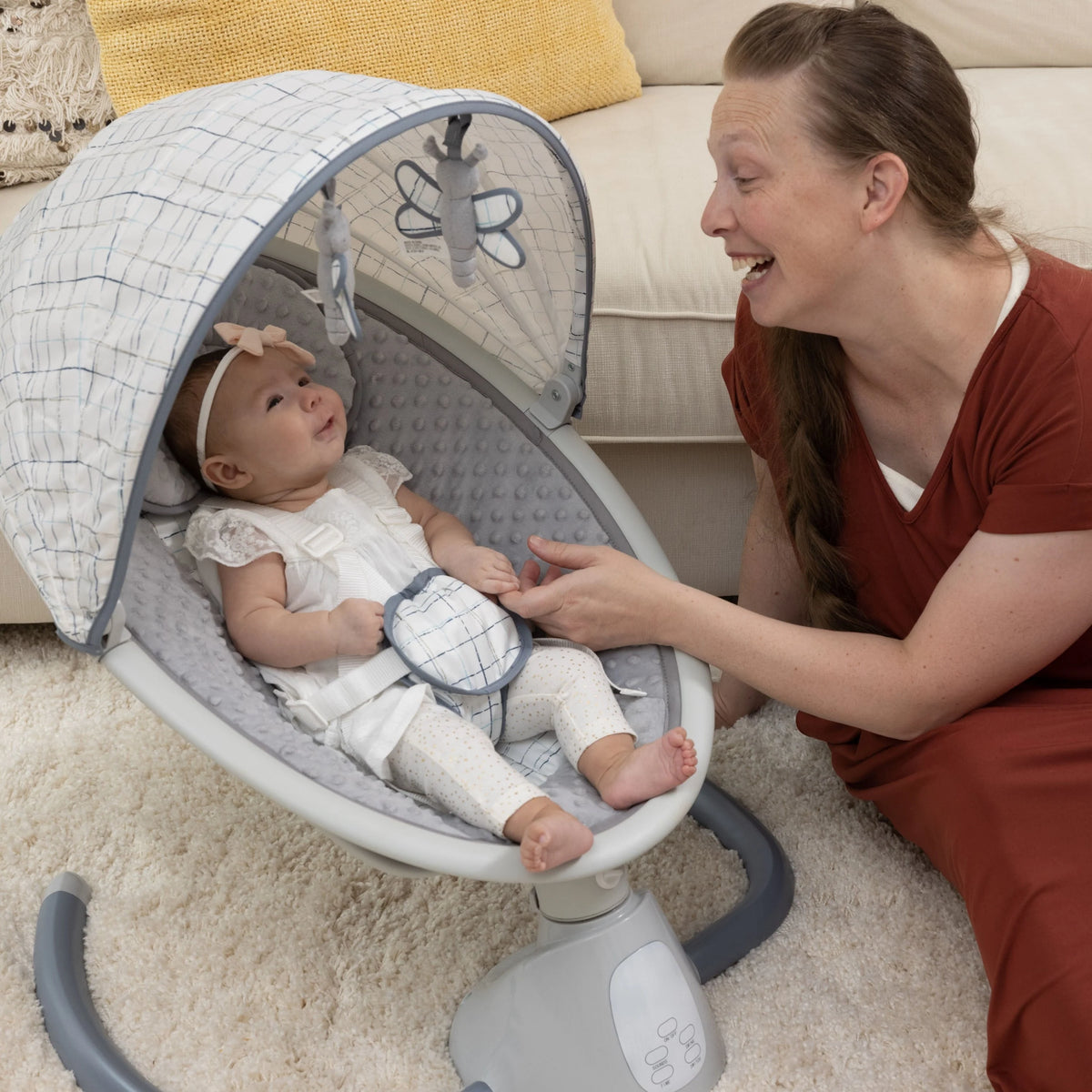 Bluetooth Indoor Baby Swing S7732