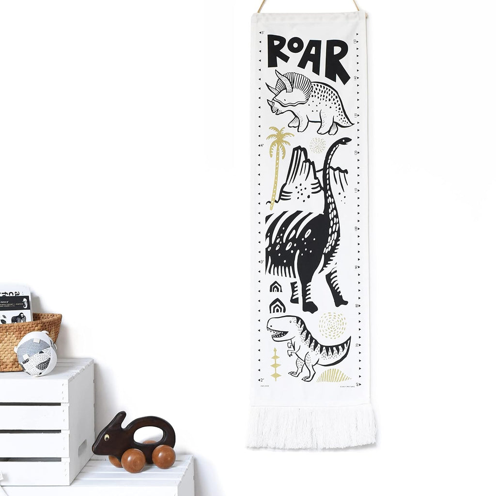 Ocean Canvas Growth Chart - Wall Hanging Height Chart for Kids - (44x13 Inches) Pack of 2 Z6451