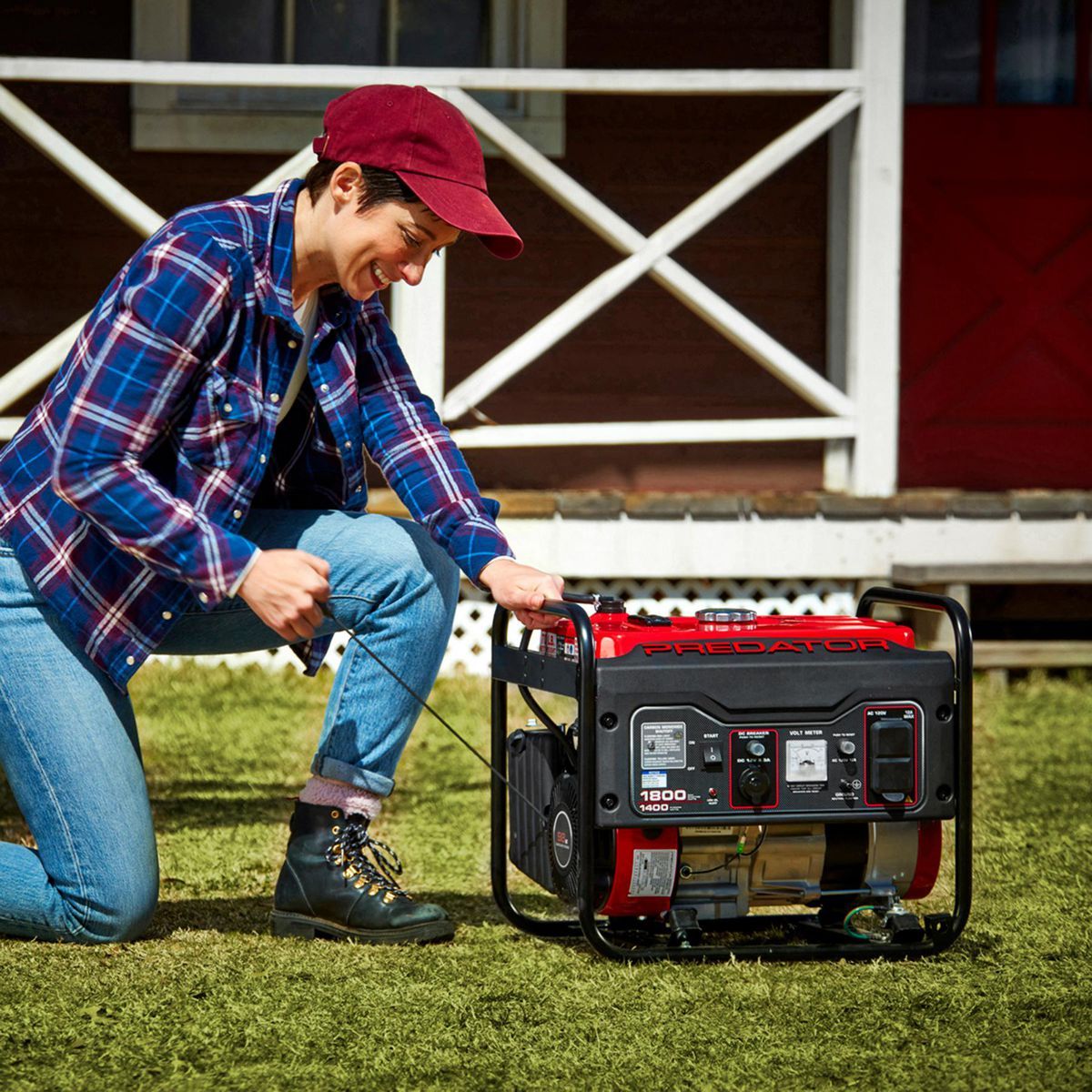 1800 Watt Gas-Powered Portable Generator U3869