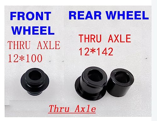 26" Mountain Bike Wheelset Center-Locking Disc Brakes Rims Sealed Bearing Hubs Thru Axle Wheel Set D92080