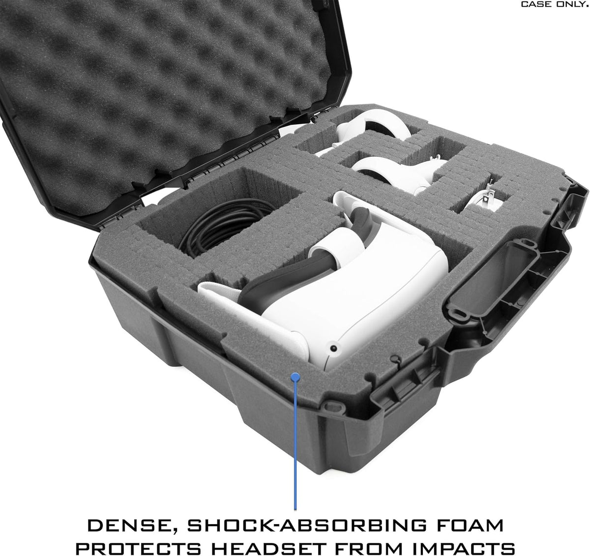 Hard Case for VR Gaming Headset with Customizable Foam Q565598
