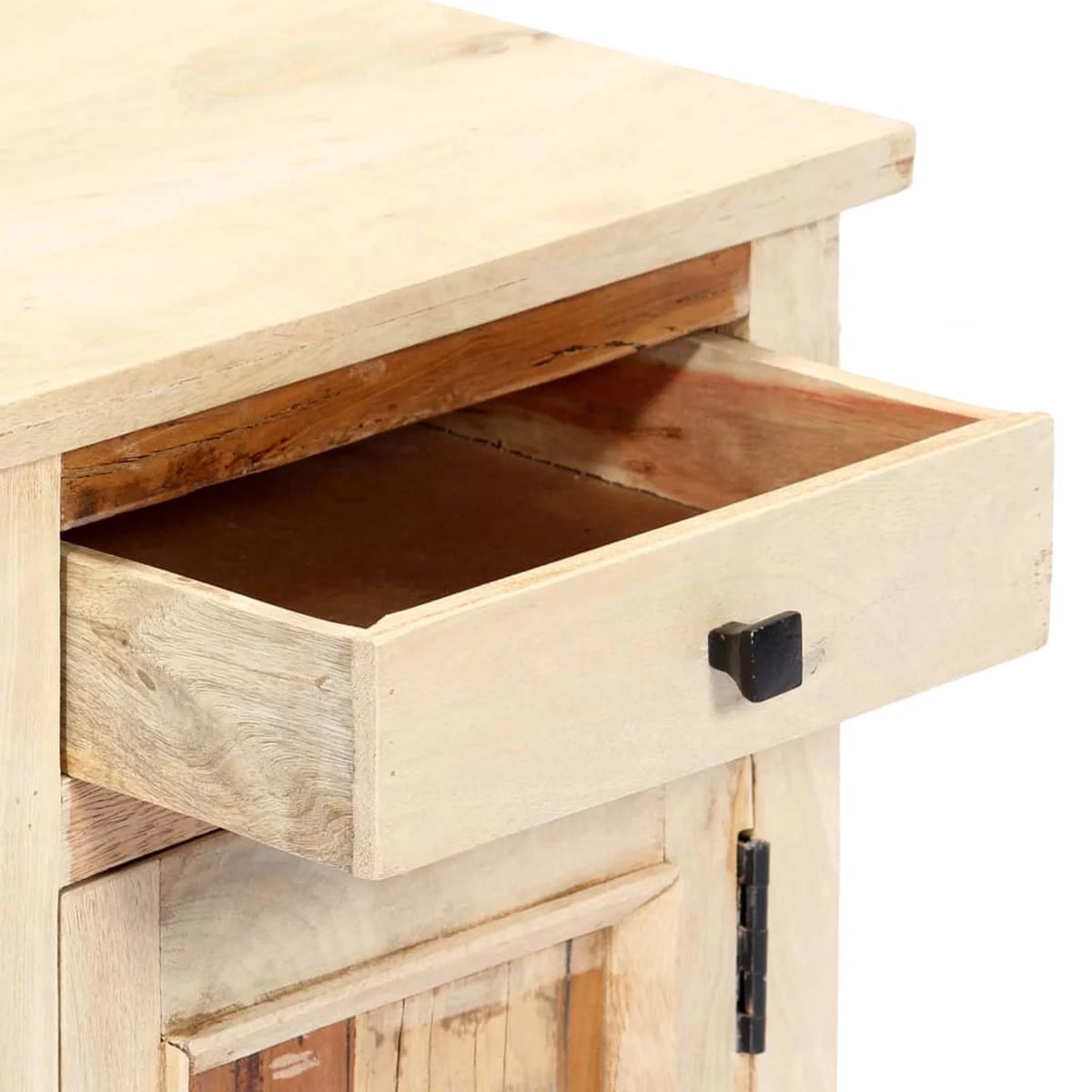 Bedside Cabinet Solid Reclaimed Wood Z815