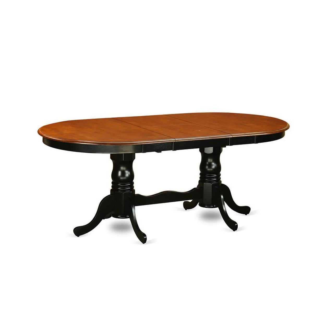 9-piece Wood Dining Table and Chair Set in Black M82424