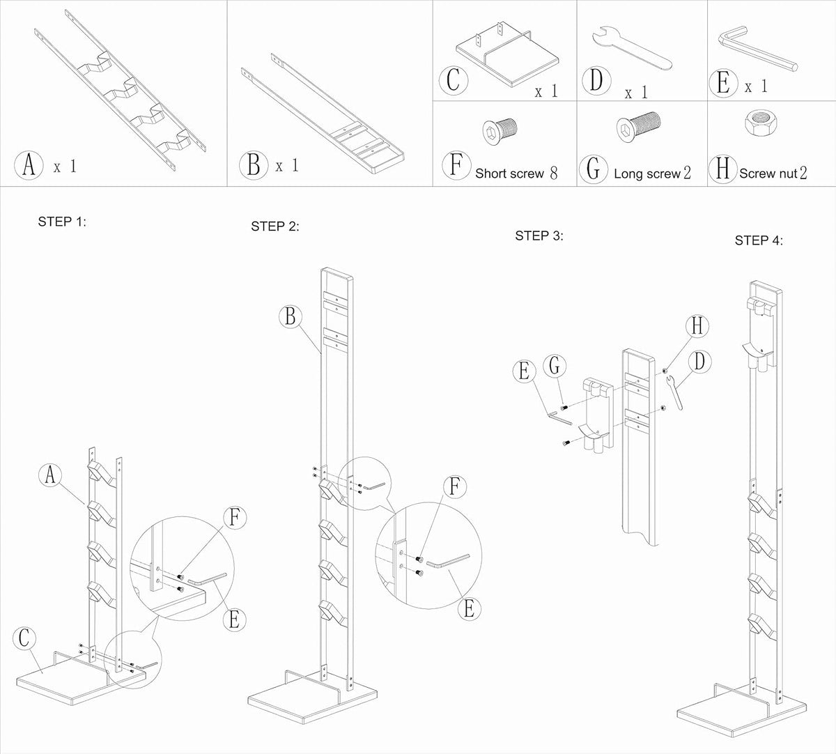 Metal Storage Bracket Stand for Cordless Vacuum Cleaners E5967