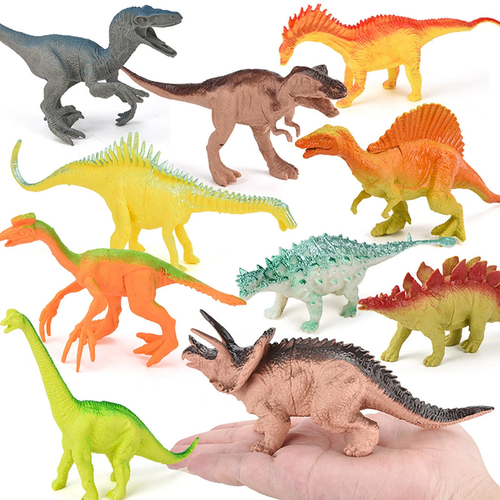 12pcs Large Dinosaur Action Figures Toys H282