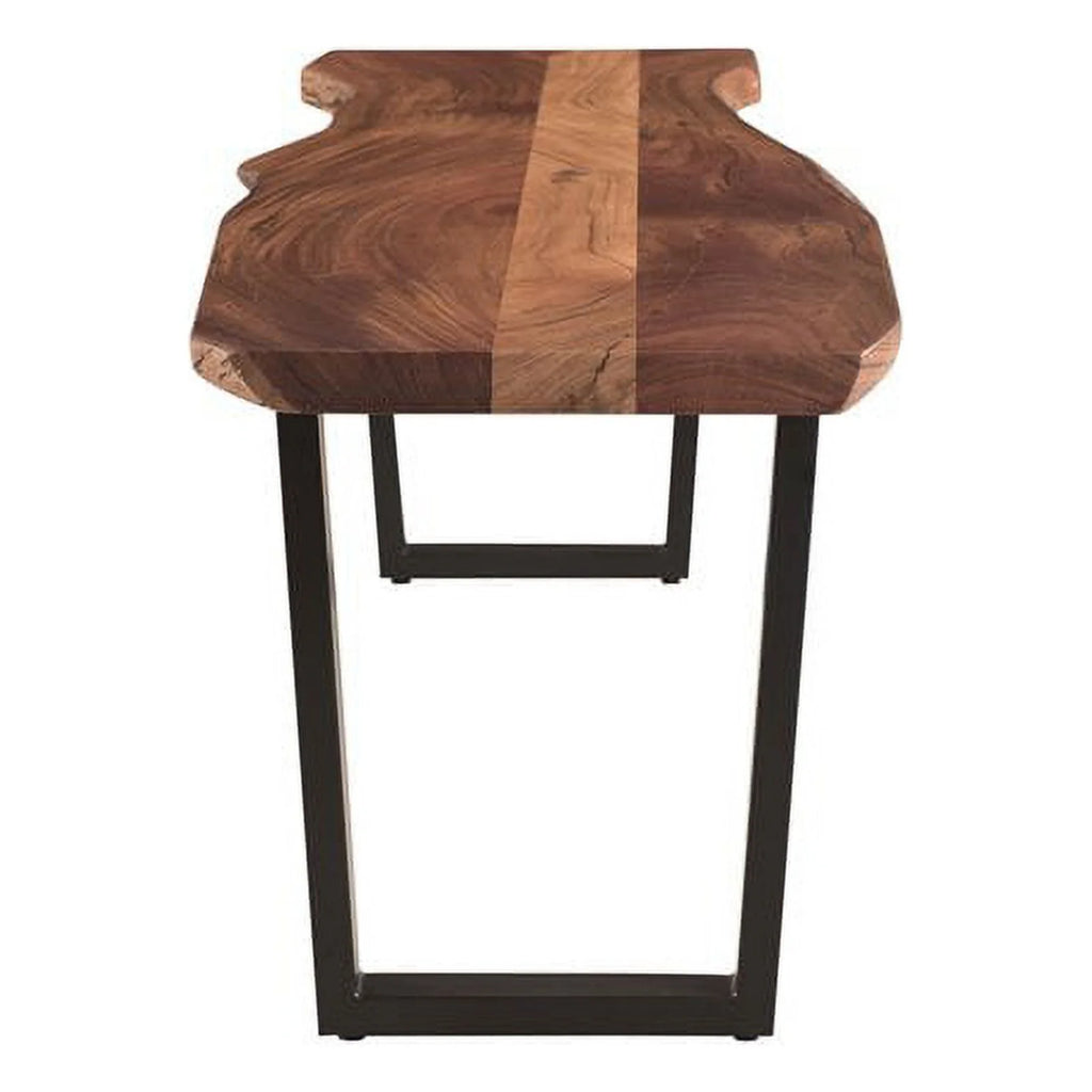66" Live Edge Solid Wood Dining Bench Z70737