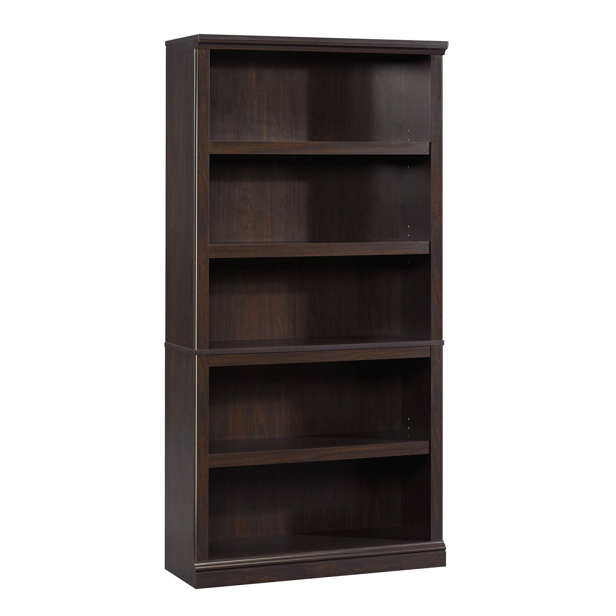 5-Shelf Bookcase, Jamocha Wood Finish A9889