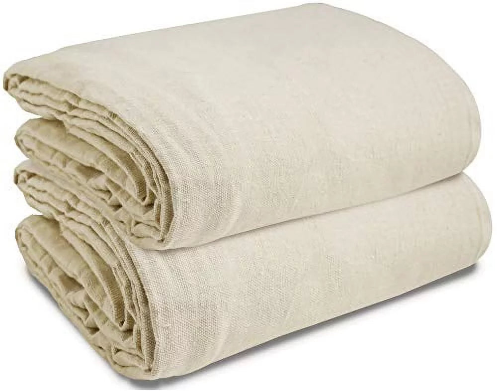 Canvas Drop Cloth 9 x 12 feet Pack of 2 Cotton V6616
