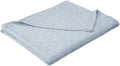 Light Blue Basket Weave Blanket G805