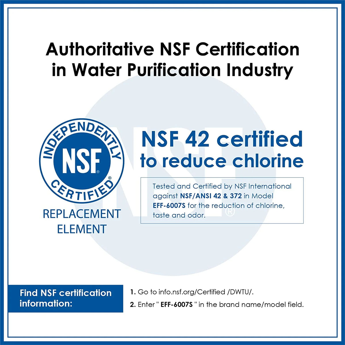 6 Pack Refrigerator Water Filter K42974
