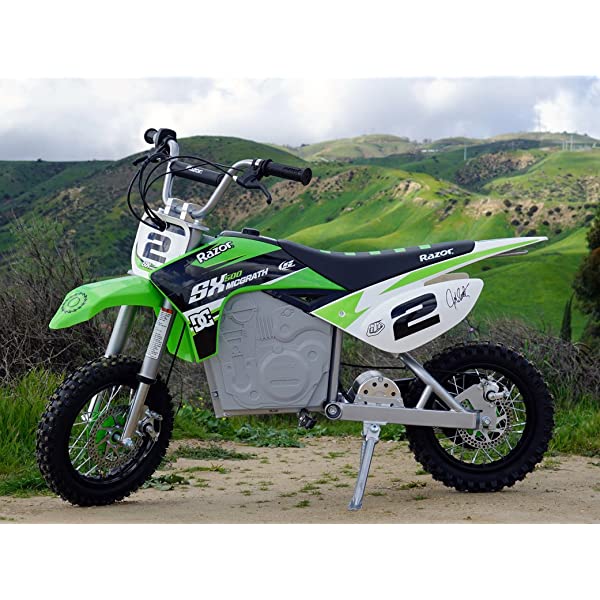 Yellow Electric Motocross Off-Road Bike W59191
