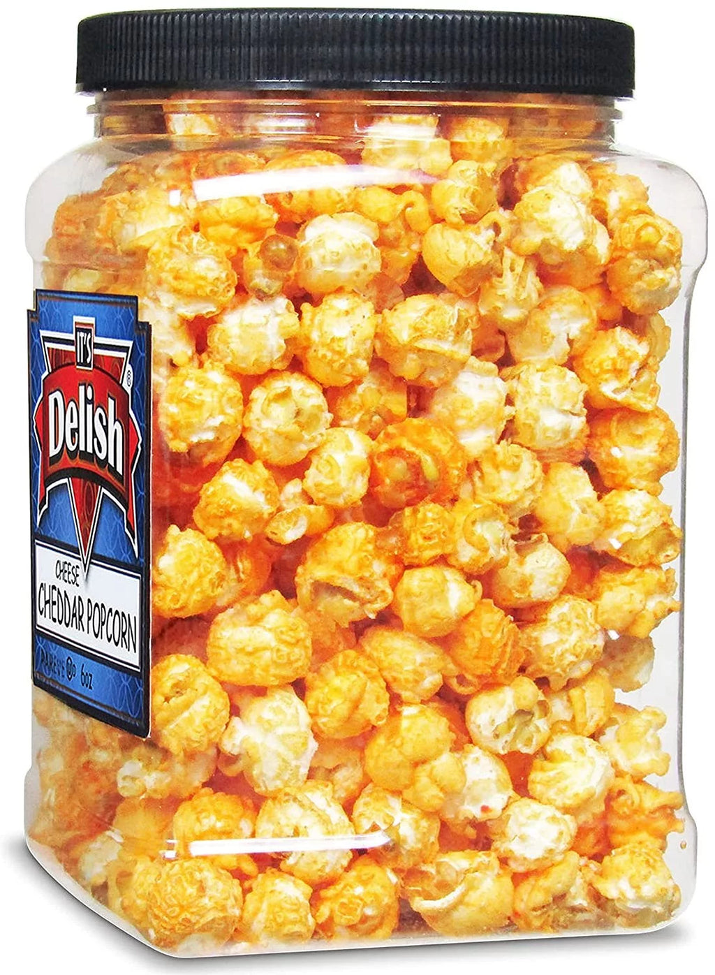 6 Oz Jumbo-Sized Reusable Container Jar Cheddar Cheese Popcorn V13989