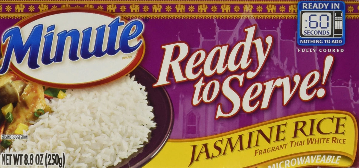4.4 Oz Pack of 12 Jasmine Rice Cups Z6891