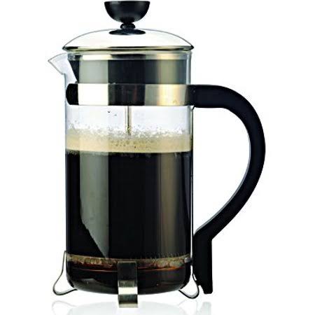 Classic Glass 8 Cup Coffee Press with Black Handle O804