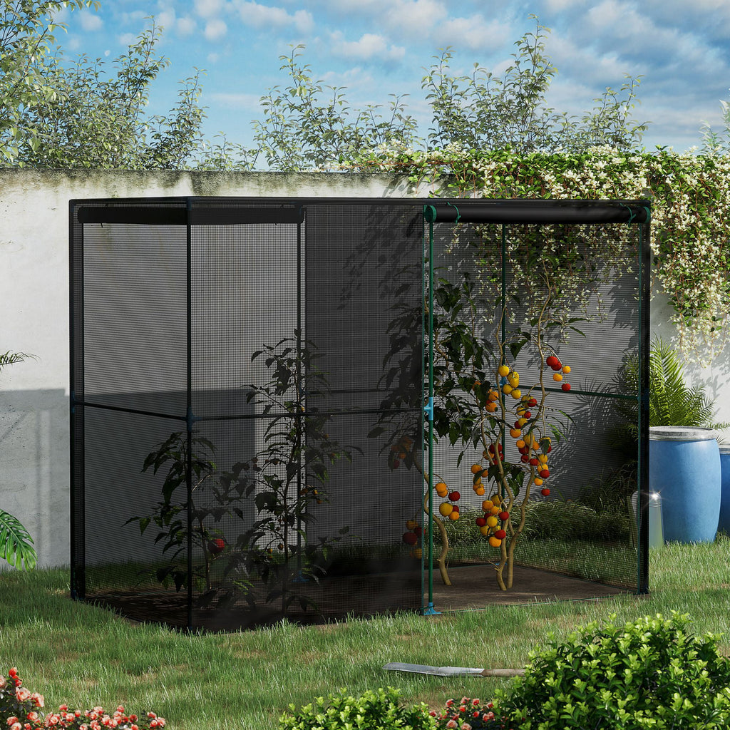 Outdoor Walk-in Crop Cage with HDPE Cover R3667