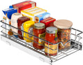 Pull Out Cabinet Organizer Basket, 11W x 21D x 5H B41251