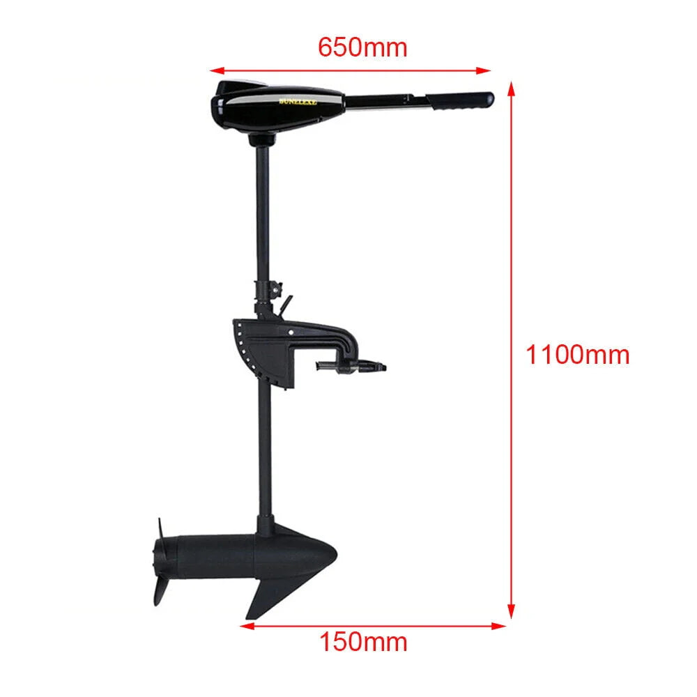 12V Electric Outboard Motor Trolling Engine 58LBS G9507