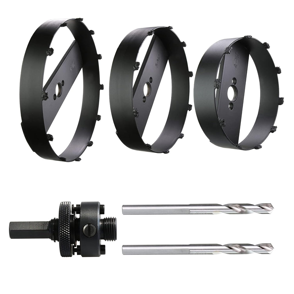 Carbide Grit Hole Saw with Arbor Pack of 2 X30758
