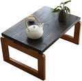 Walnut Oval Nesting Coffee Table Set of 2 with Metal Legs E5233