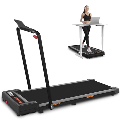 Under Desk Treadmill 2 in 1 Portable Walking Treadmill with Remote Control D8613