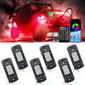 RGB LED Underglow Lighting Kit, 6 Pods, IP68 Waterproof, Pack of 2 Z377