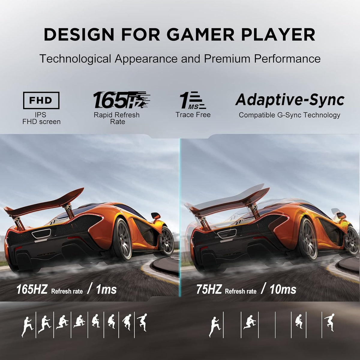 27 inch FHD 165Hz IPS Gaming Monitor with Adjustable Stand J298135