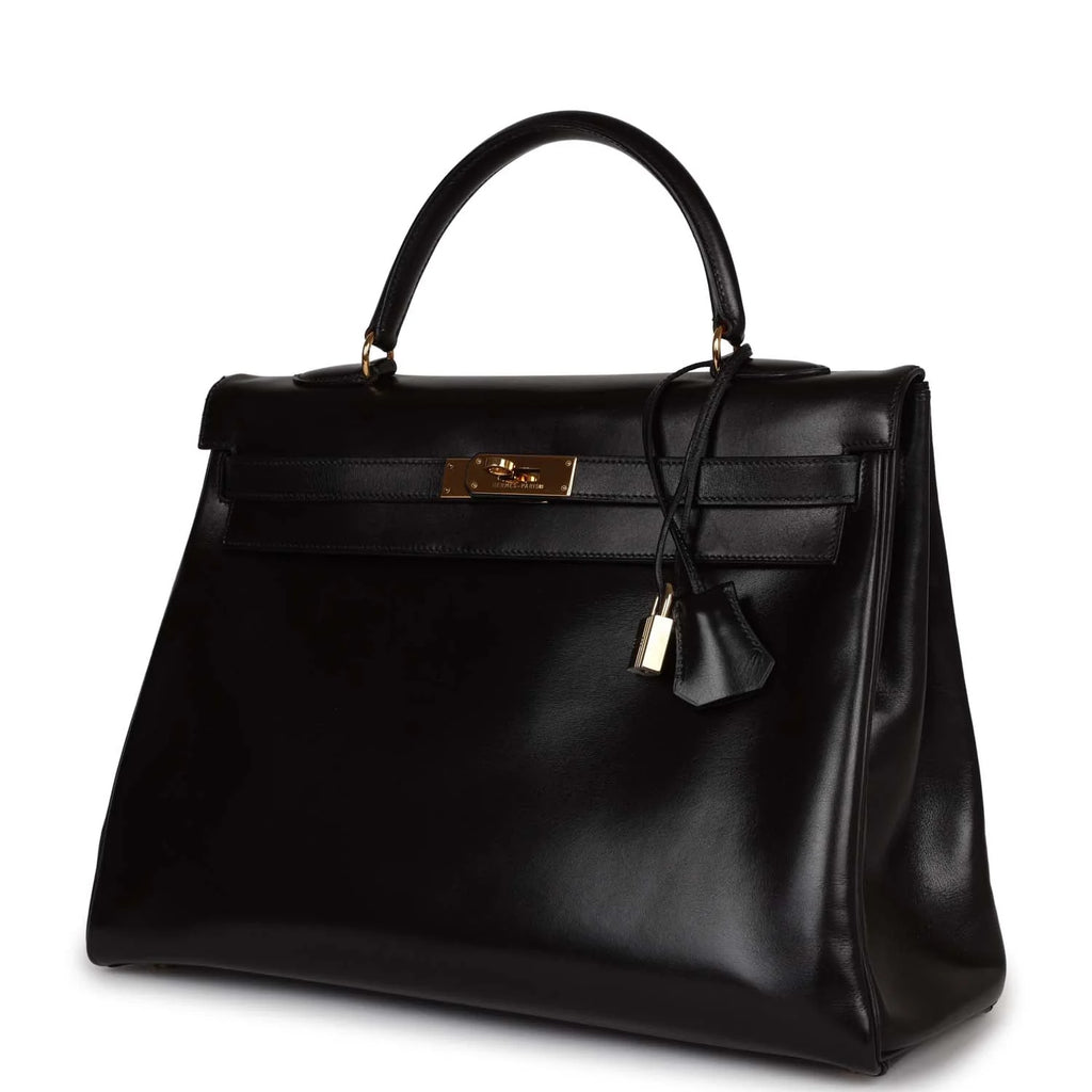 Black Leather Handbag K4535