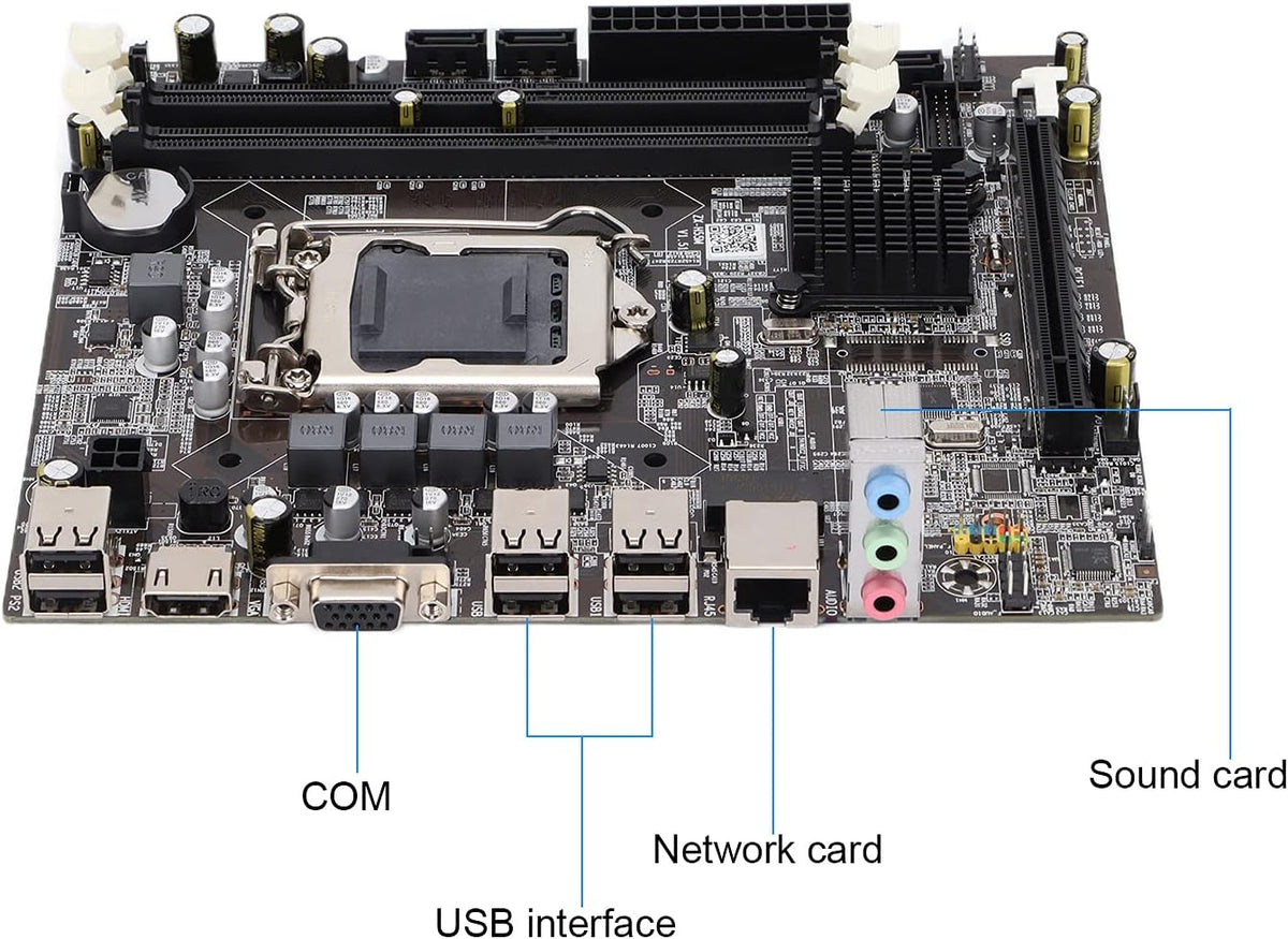 DDR3 Computer Motherboard Single Dual Channel 1066/1333/1600 LGA 1156 U23266