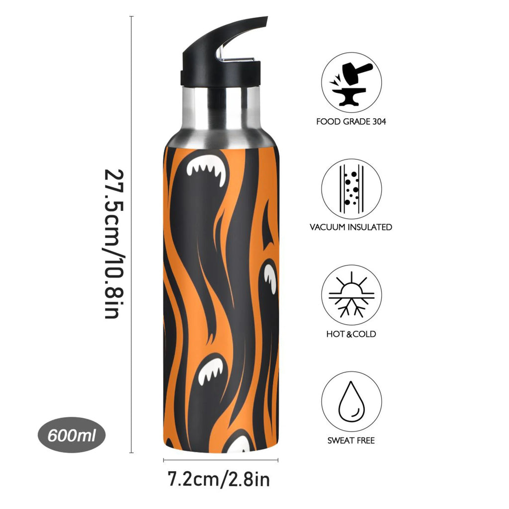 20 oz Insulated Stainless Steel Water Bottle with Straw Lid W55926