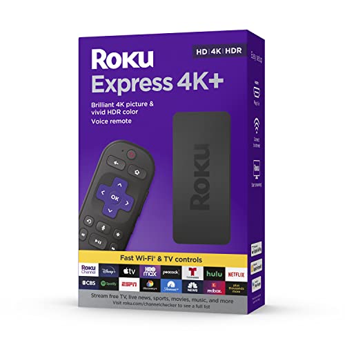 Roku Express 4K+ Streaming Device with Voice Remote Z734