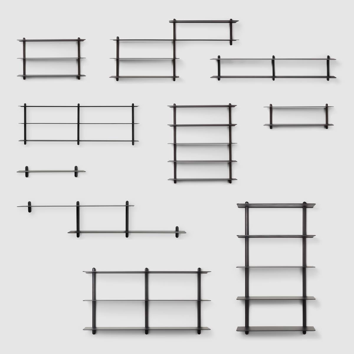 Black Wall Shelf D221