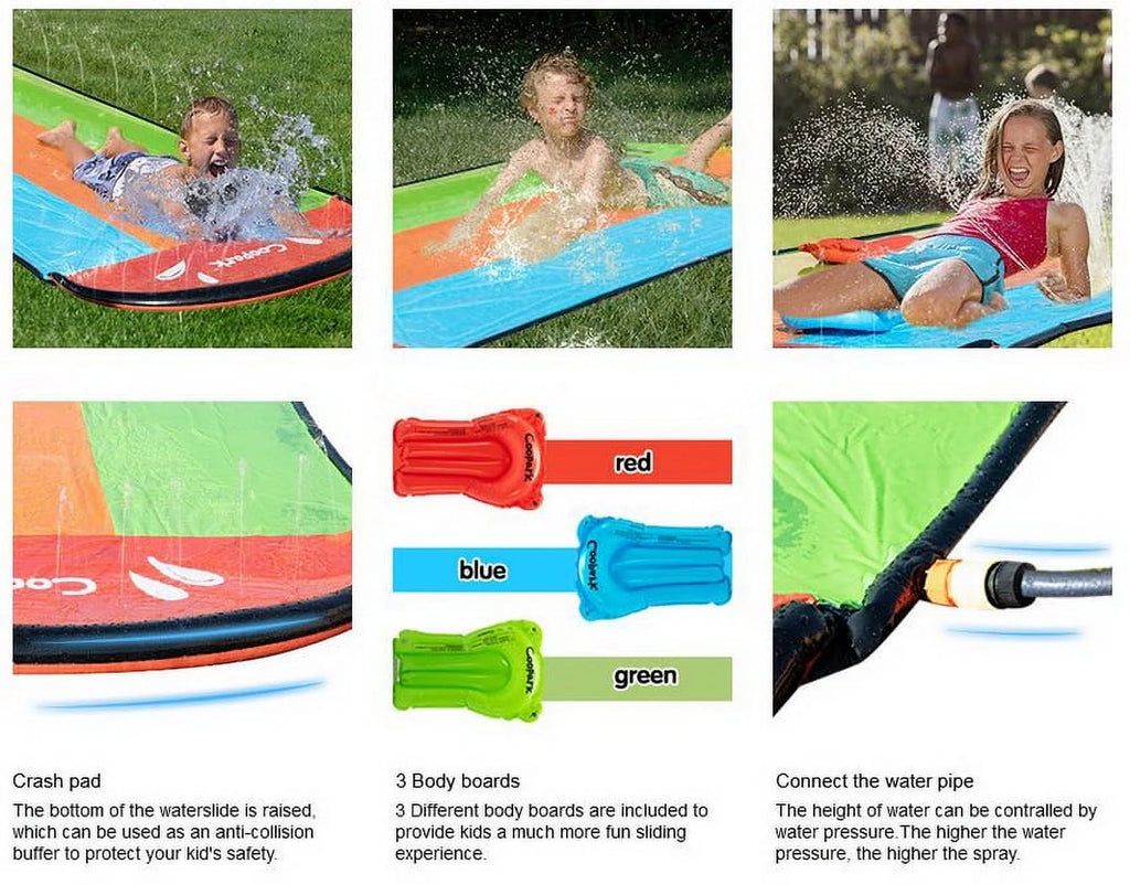 16' Inflatable Water Slide S1054