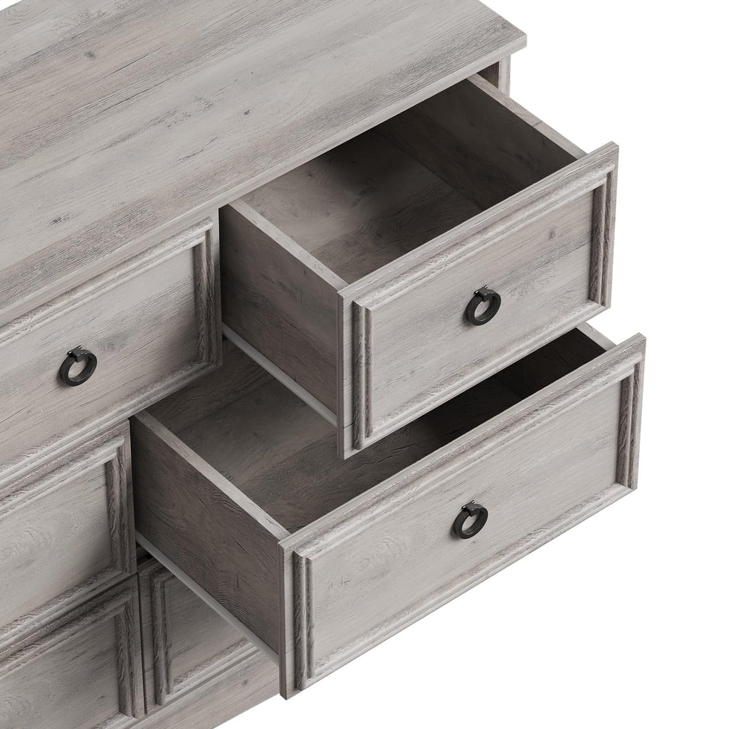 White 10 Drawer Dresser L90316