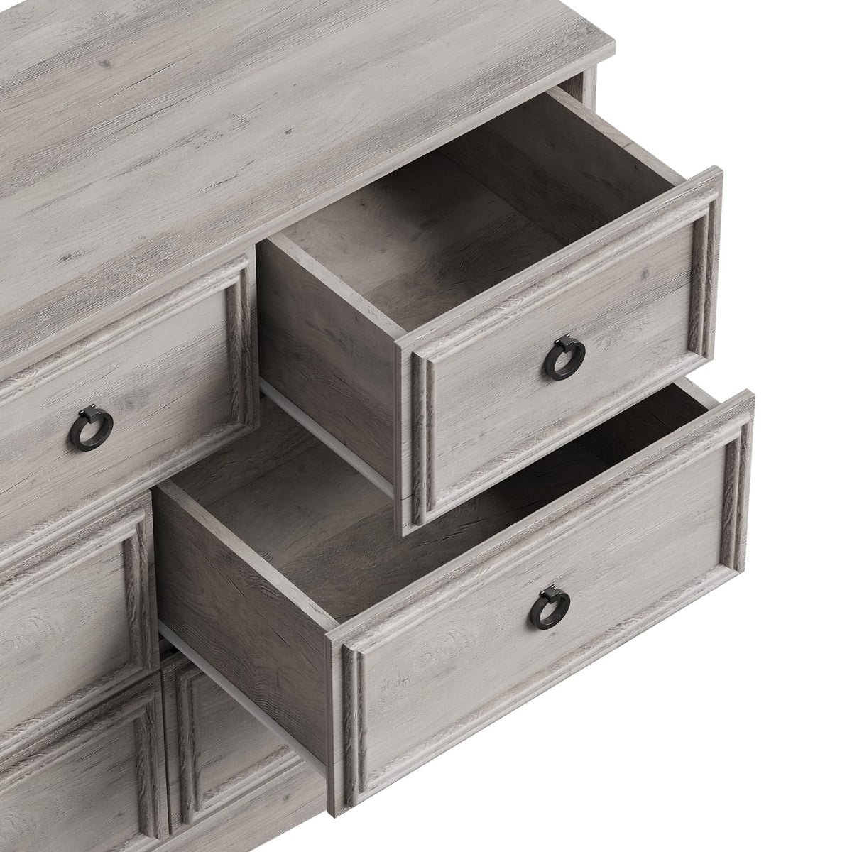 White 10 Drawer Dresser L90316