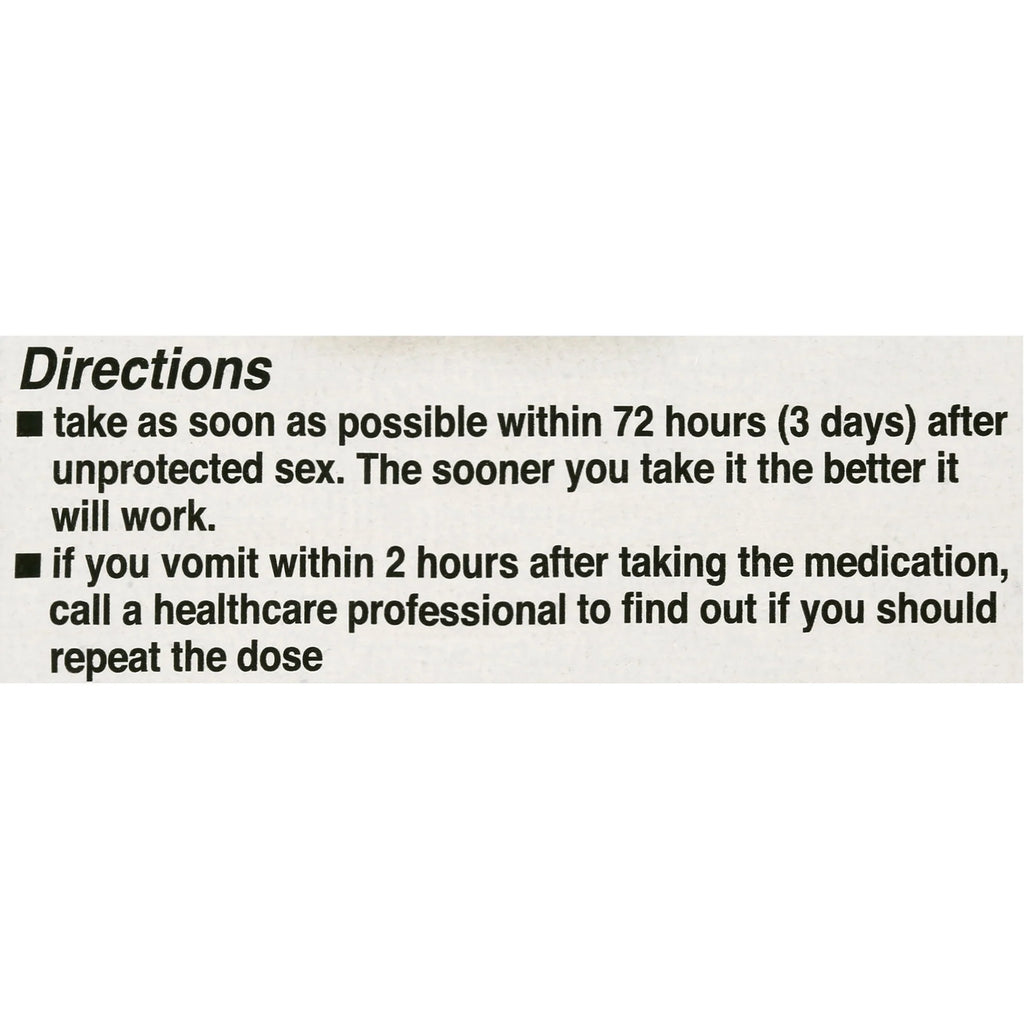 Emergency Contraceptive Levonorgestrel 1.5Mg Y977