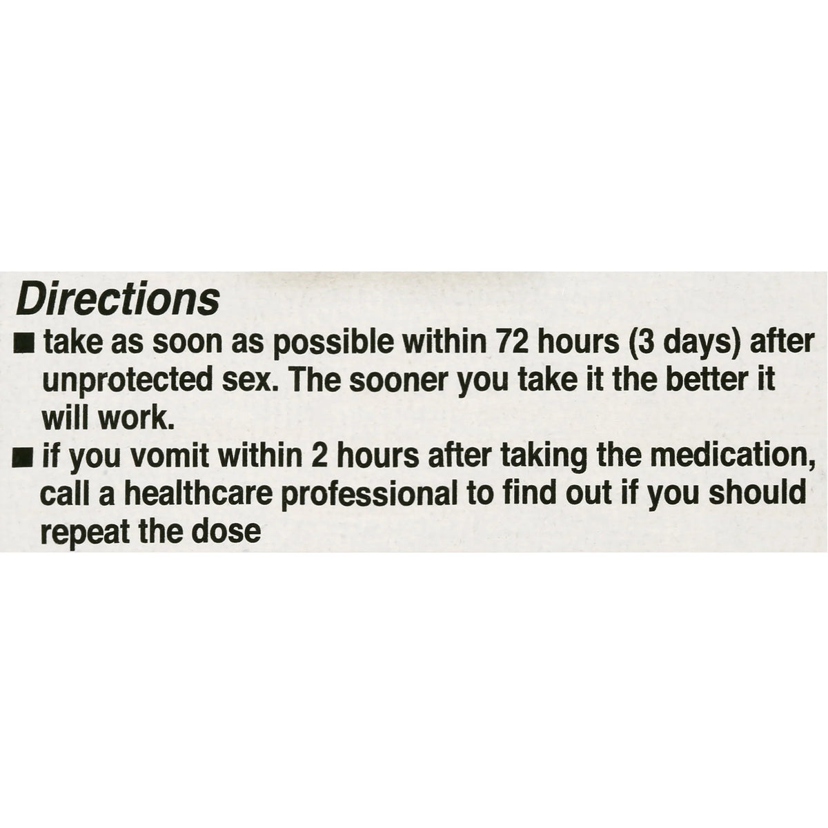Emergency Contraceptive Levonorgestrel 1.5Mg Y977