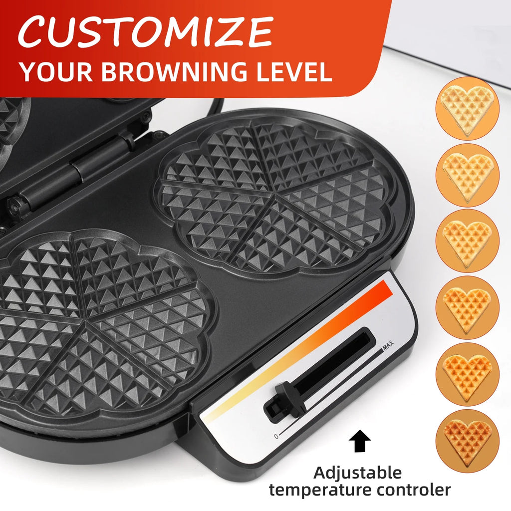 1200W Double Non-Stick Waffle Maker G743134