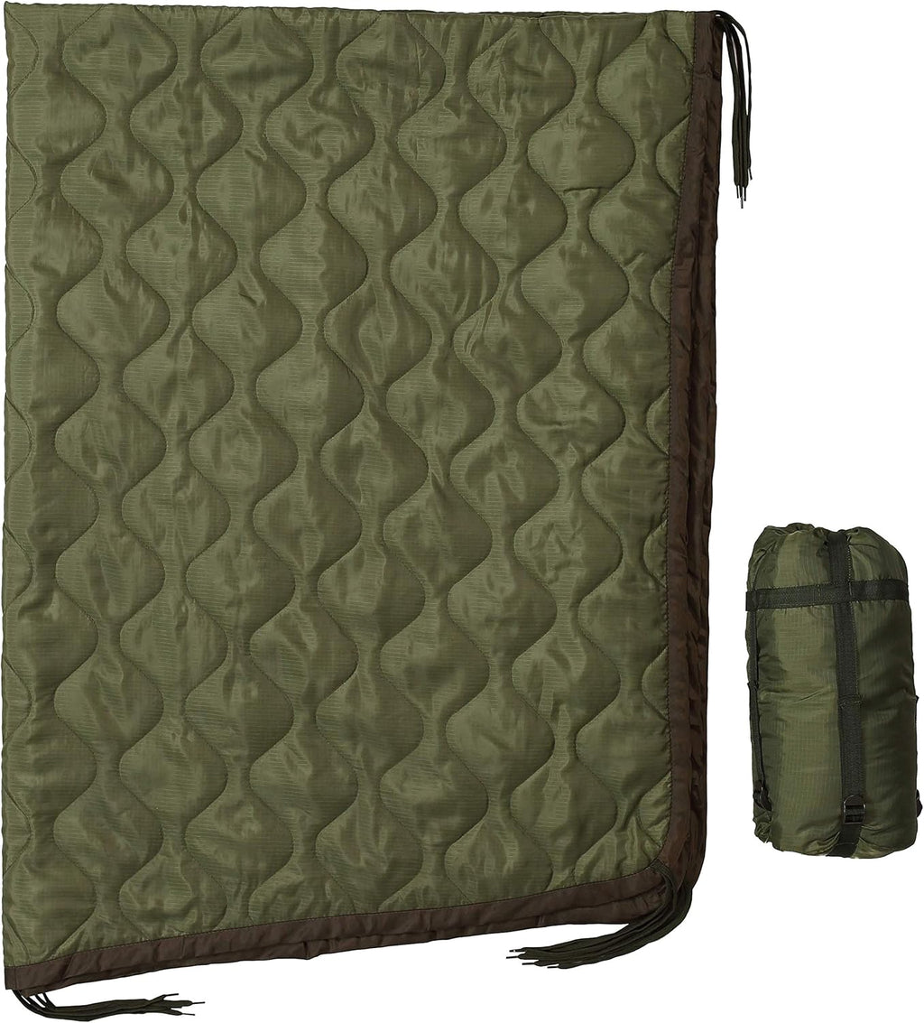 Thermal Insulated Camping Blanket with Compression Carry Bag N14960