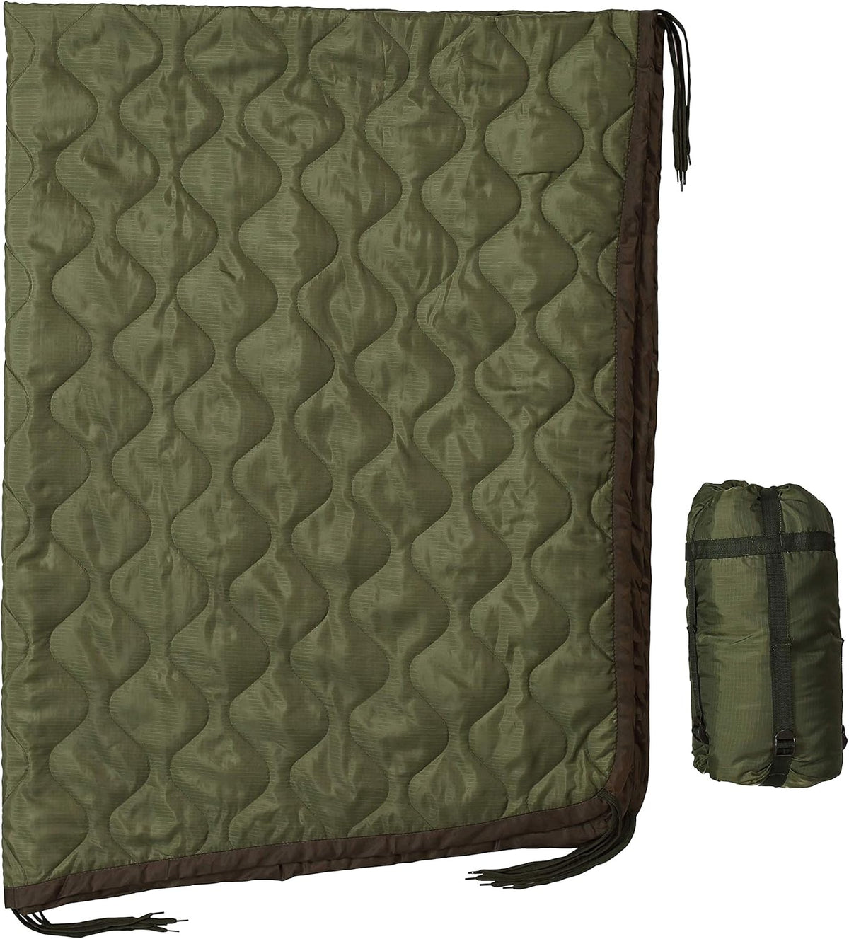 Thermal Insulated Camping Blanket with Compression Carry Bag N14960