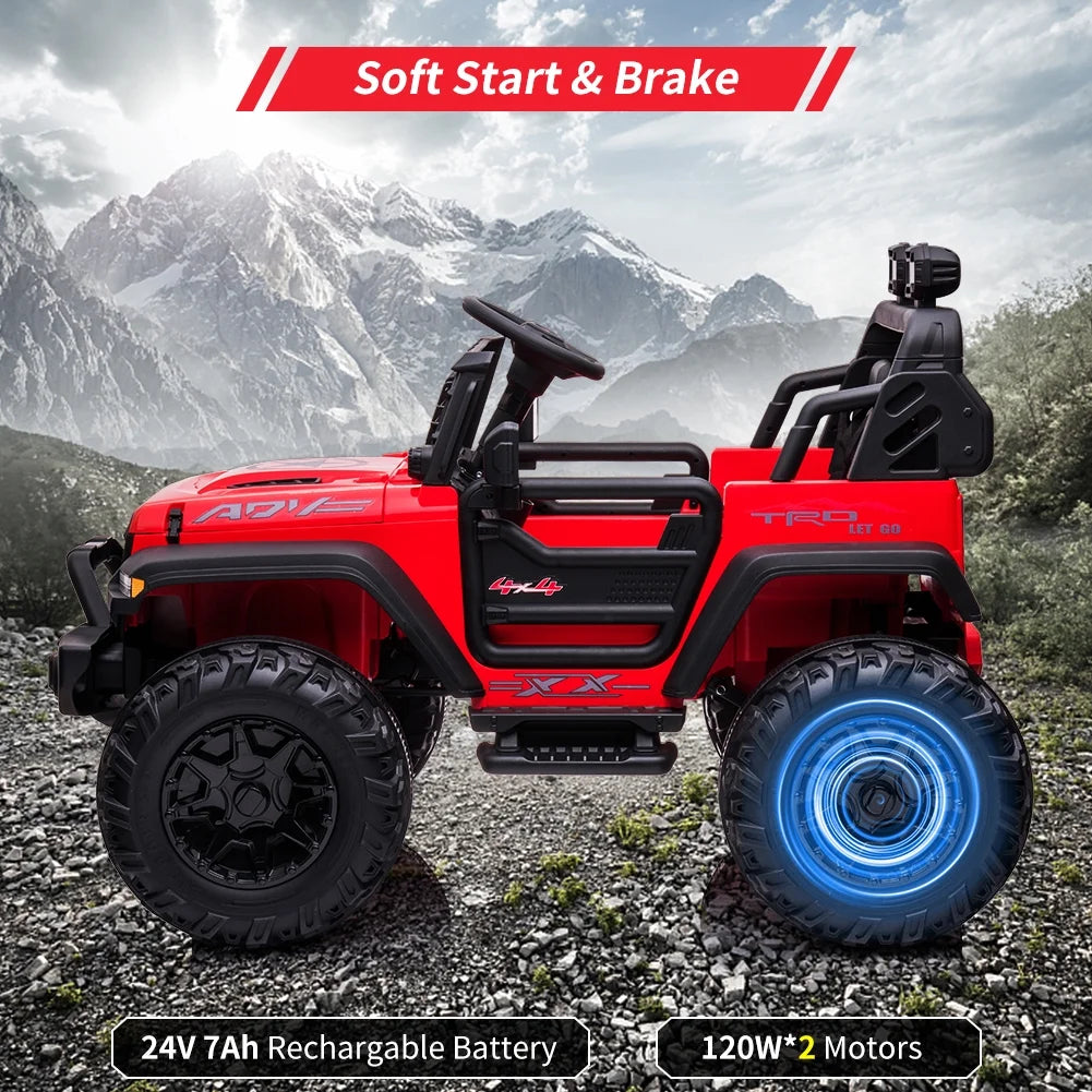 24V Ride on Car with Remote Control 2 Seats SUV Y397