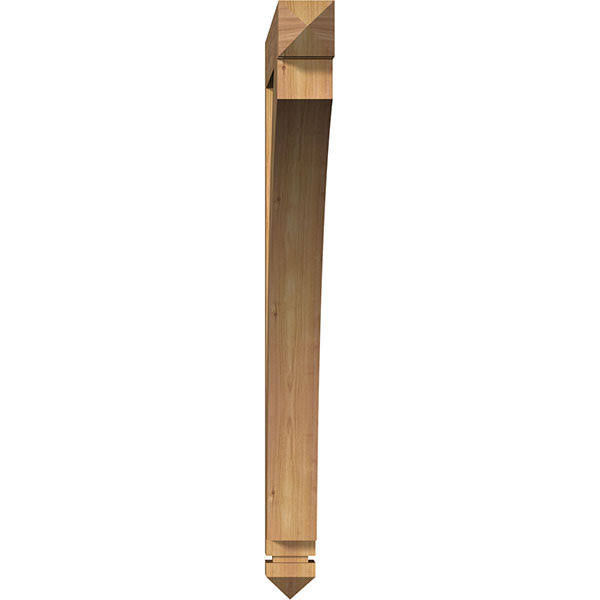 3 1/2x22W x 36x22D x 40x22H Western Red Cedar Bracket E105