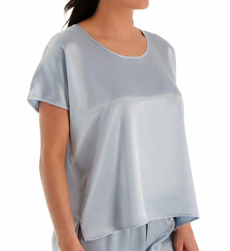 Morning Blue Satin Tee D330153