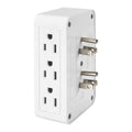 6 Outlet 3-Prong Side Entry Tap White B266585