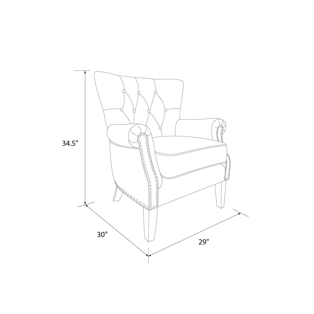 Beige Accent Chair X76300
