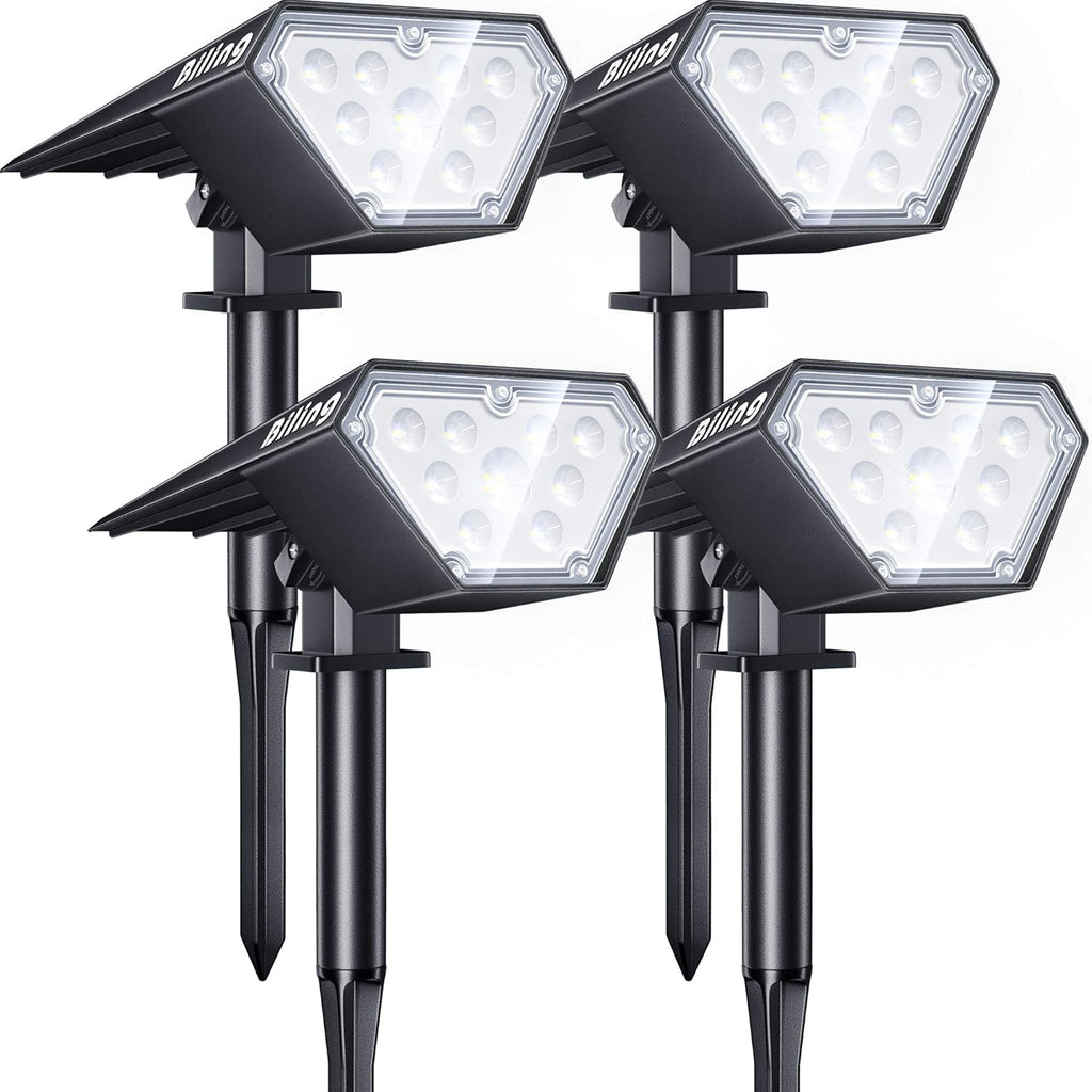 Solar Spotlights Outdoor IP67 Waterproof Adjustable 10 Pack T372515