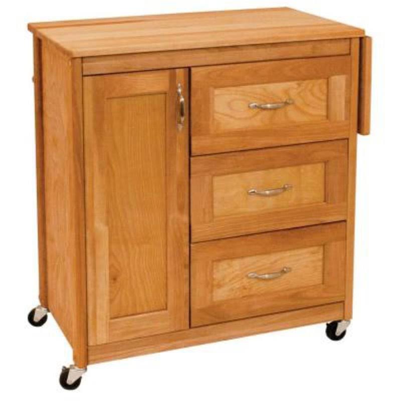 Natural Birch Kitchen Cart A25666
