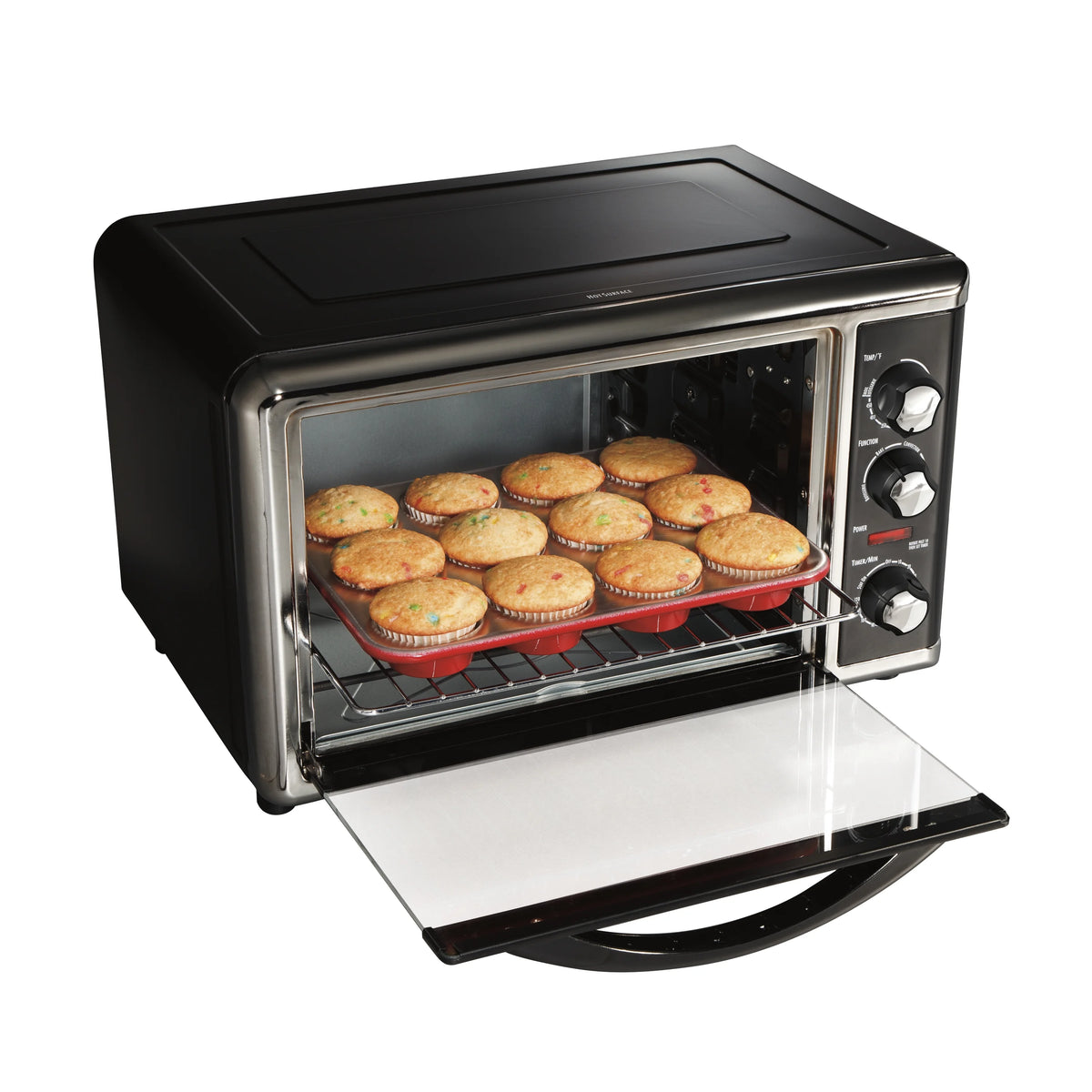 Extra Large Capacity Convection Countertop Oven with Rotisserie, Silver L8429